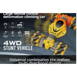 4WD RC Car Toy 2.4G Radio Remote Control Cars RC Watch Gesture Sensor Rotation Twist Stunt Drift Vehicle Toy for CHildren Kids