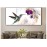Canvas Paintings Colored Bird Picking Nectar Wall Art Abstract Posters and Prints Wall Pictures For Living Room Home Decor